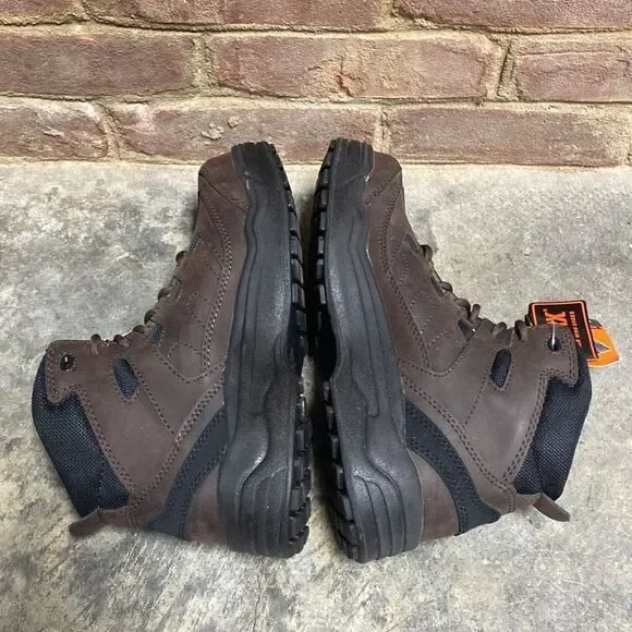 Red Wing Worx Brown Non Metallic Safety Toe Hiker Boot Size 7 NEW